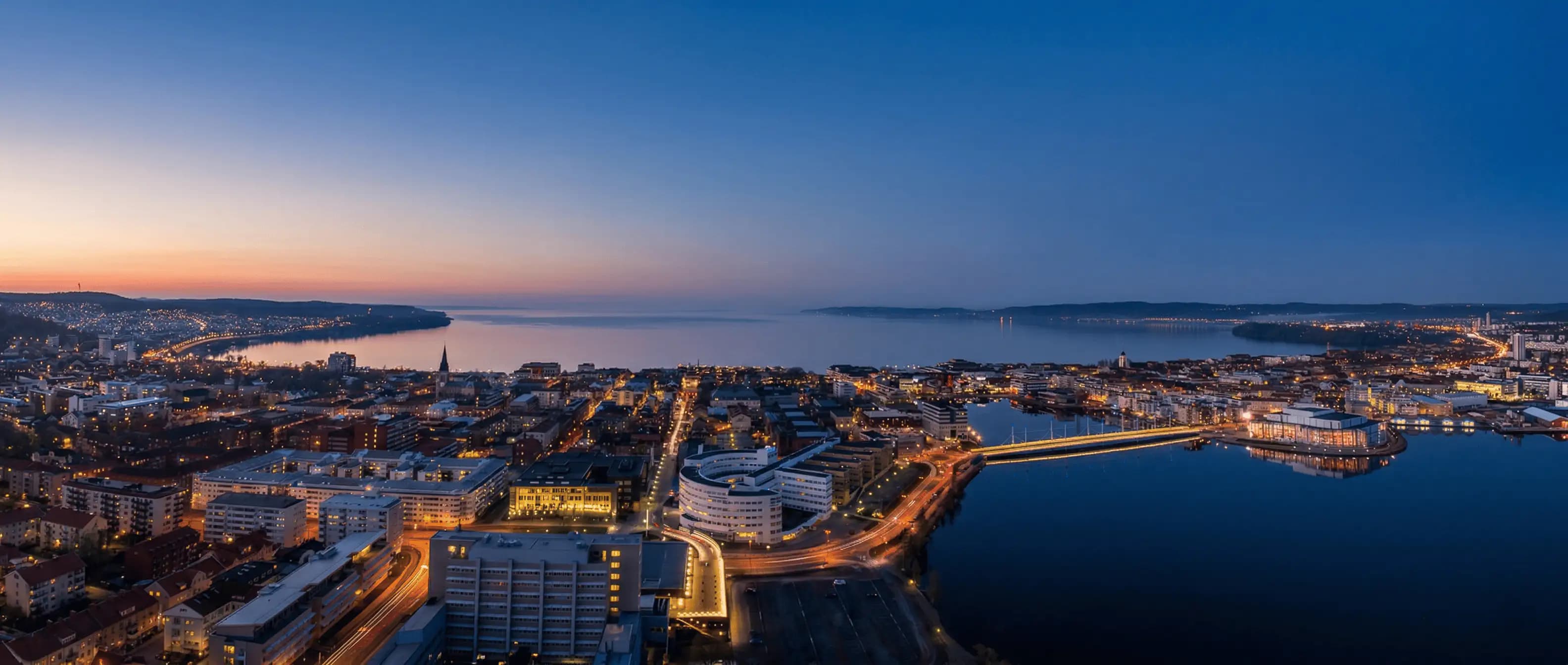 Panoramavy över Jönköping